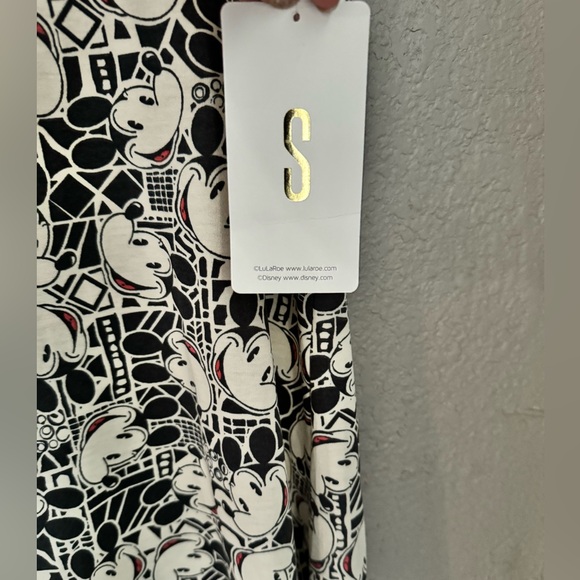 Lularoe Mickey Mouse Blouse Size S - Picture 2 of 6